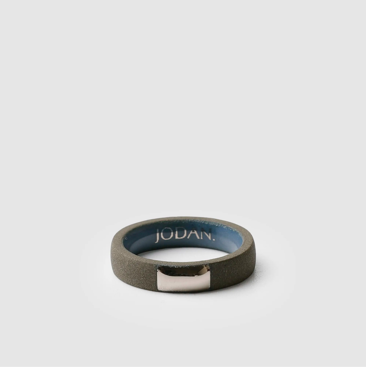 scent ring___Dark Grey（square）SILVER / アロマリング