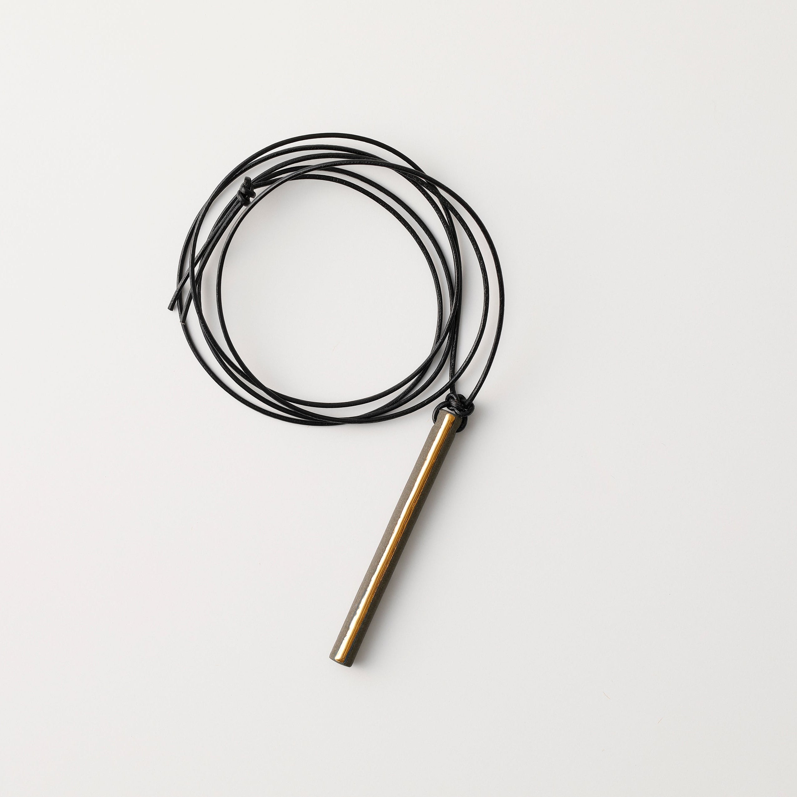 scent necklace___Dark Grey（line）GOLD