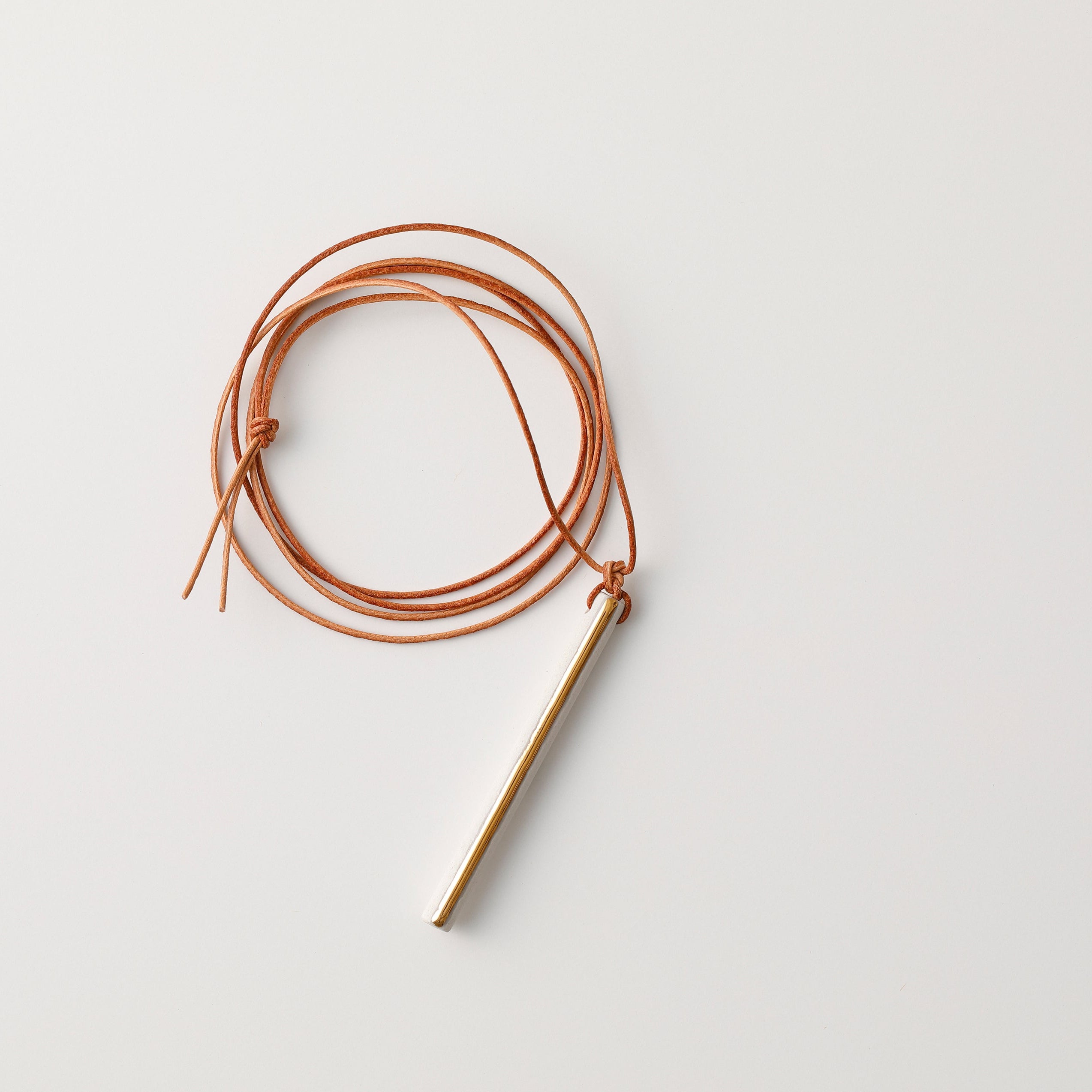 scent necklace___Light Beige（line）GOLD