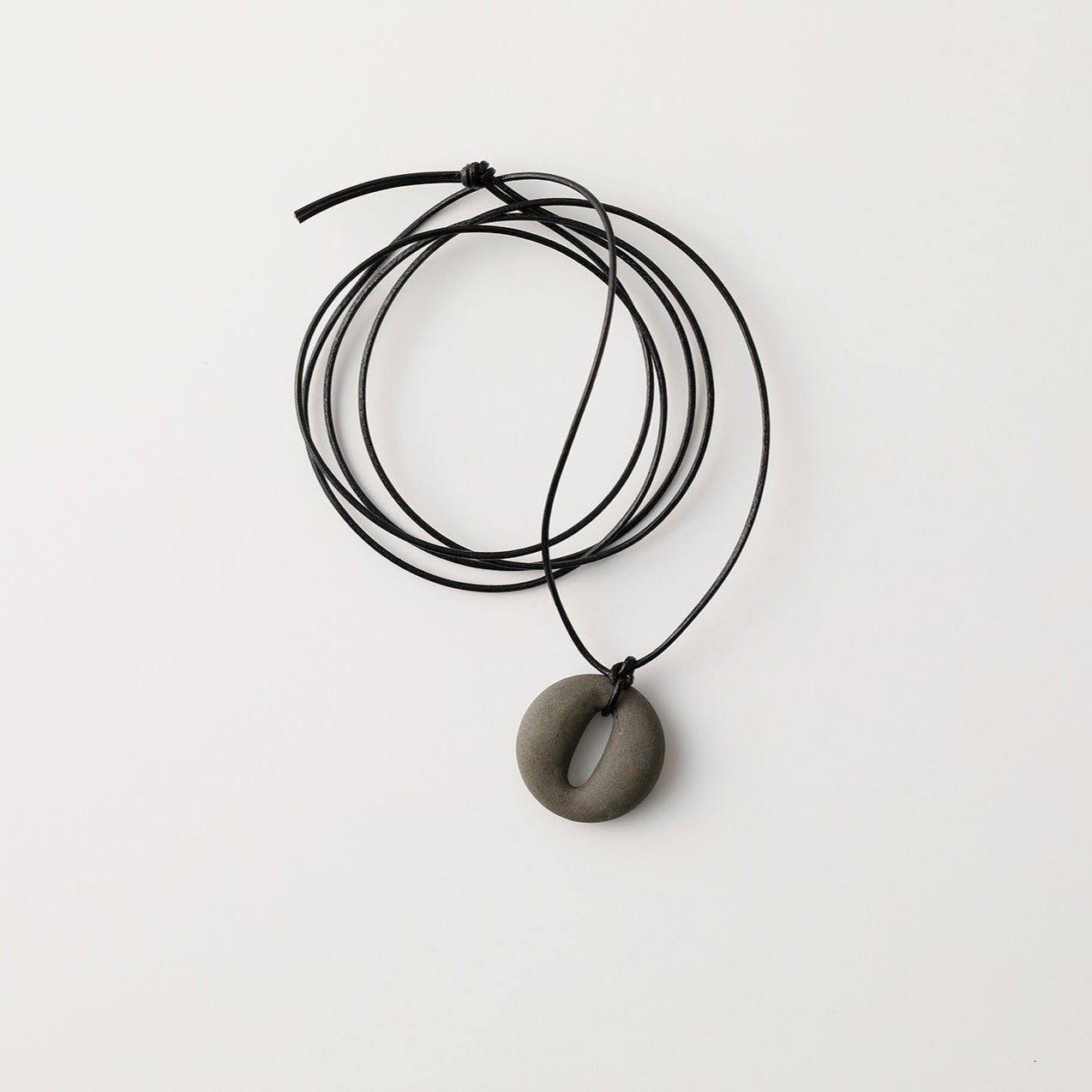 scent necklace___Dark Grey（circle）