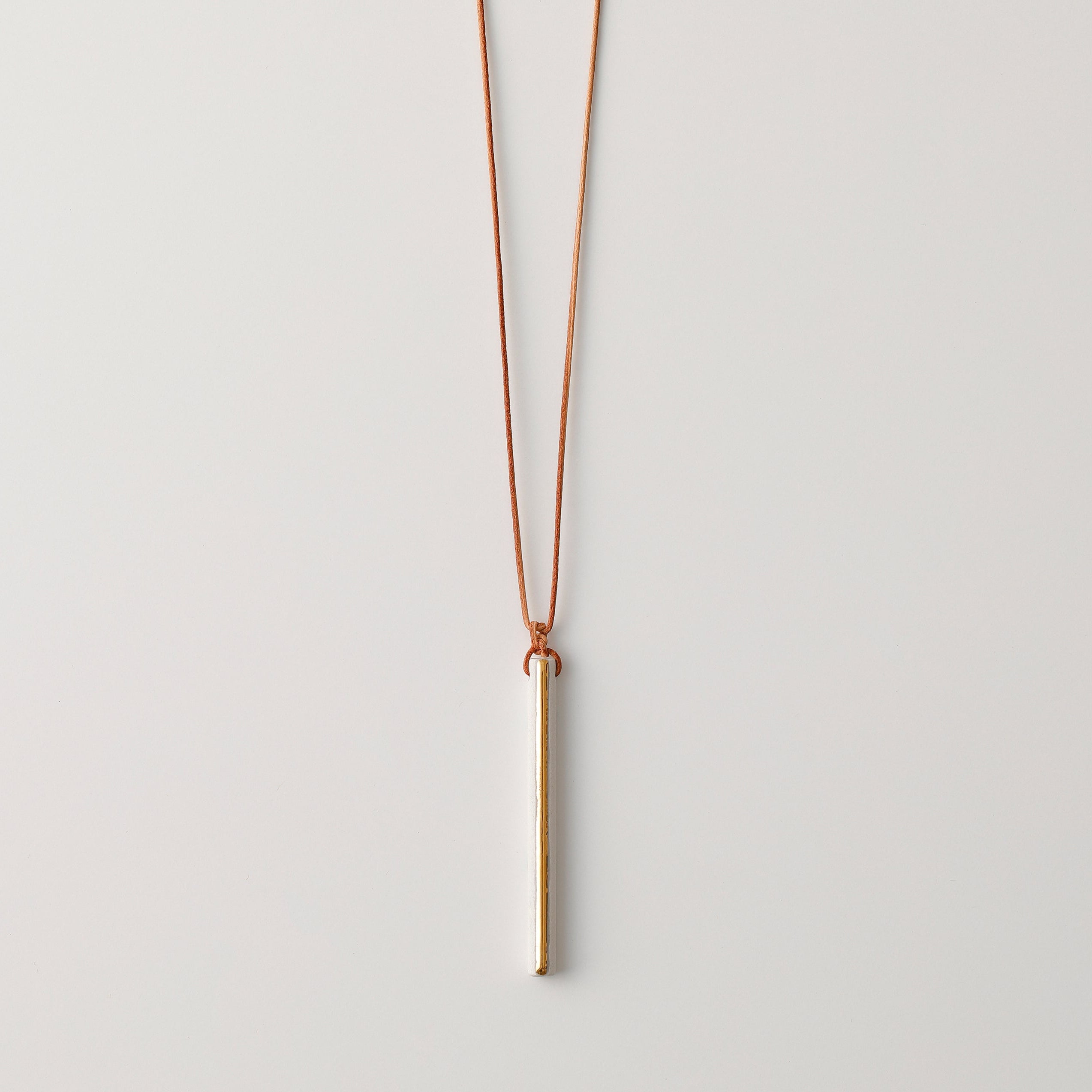 scent necklace___Light Beige（line）GOLD