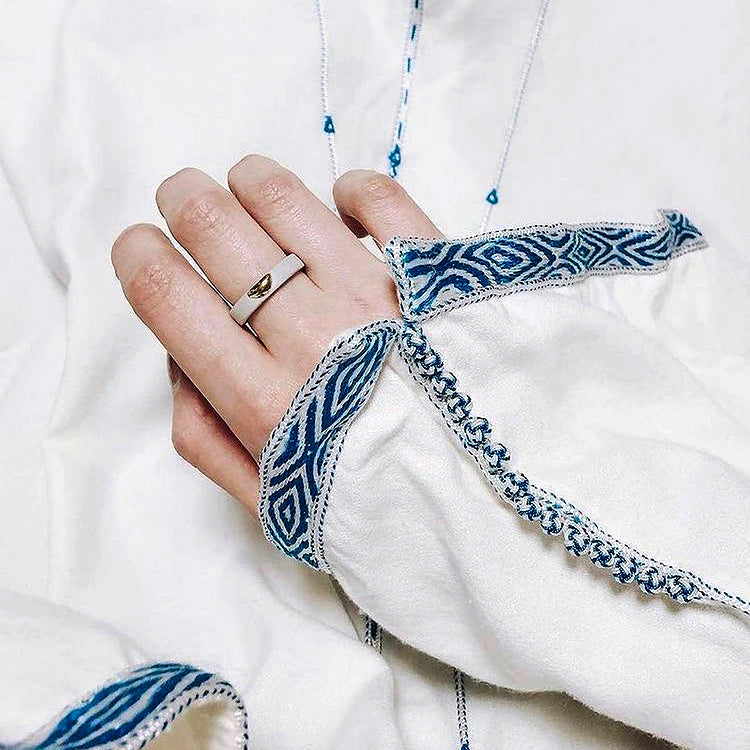 scent ring（旧 aroma ring）___Light Beige（half moon）GOLD