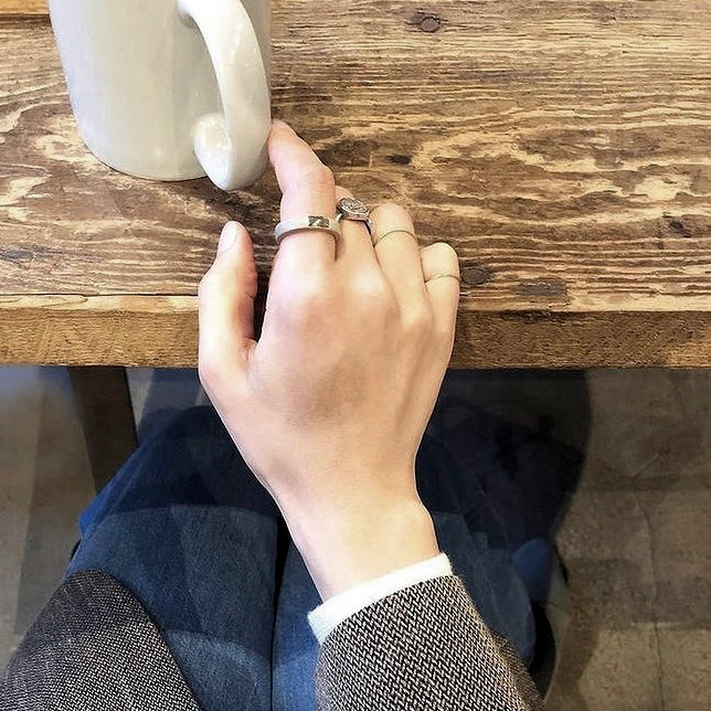 scent ring（旧 aroma ring）___Light Beige（square）GOLD