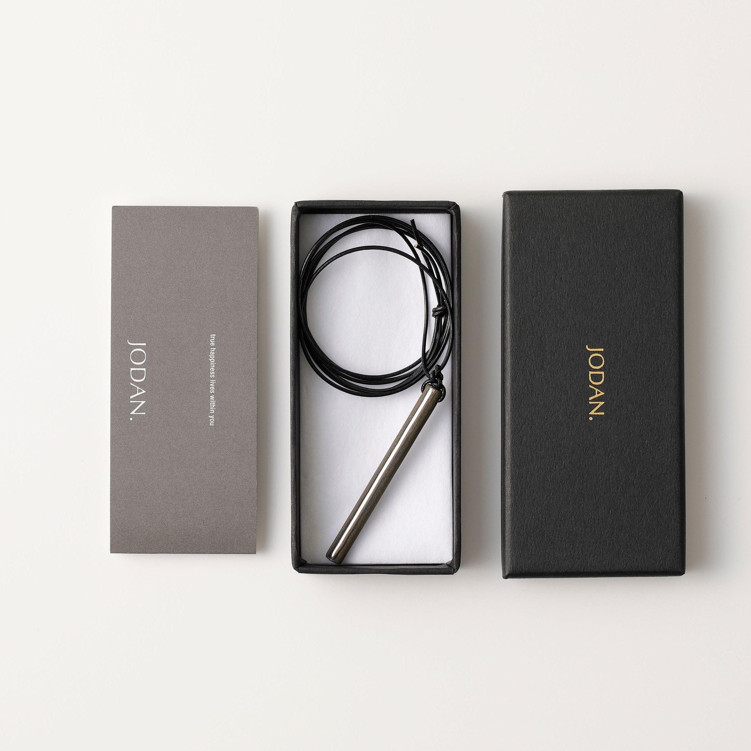 scent necklace___Dark Grey（line）GOLD