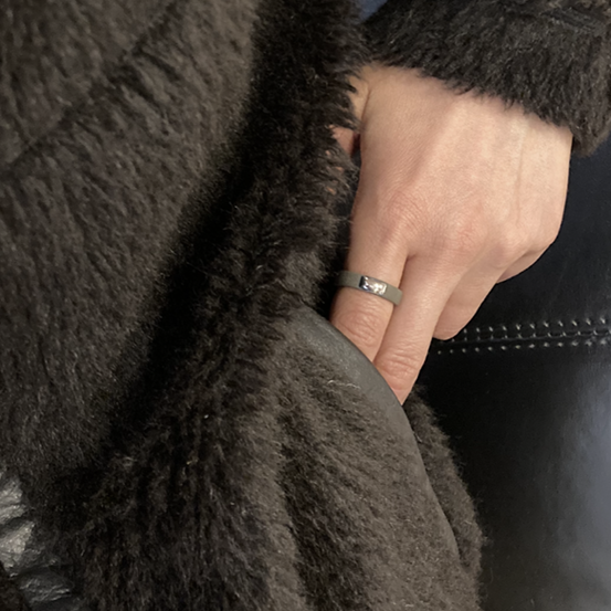 scent ring（旧 aroma ring）___Dark Grey（square）SILVER