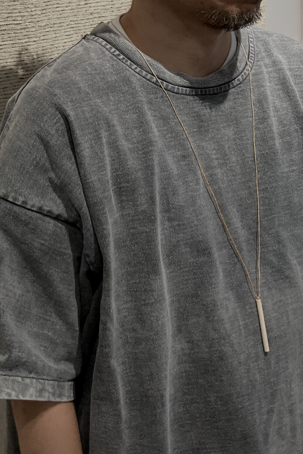 scent necklace___Light Beige（line）