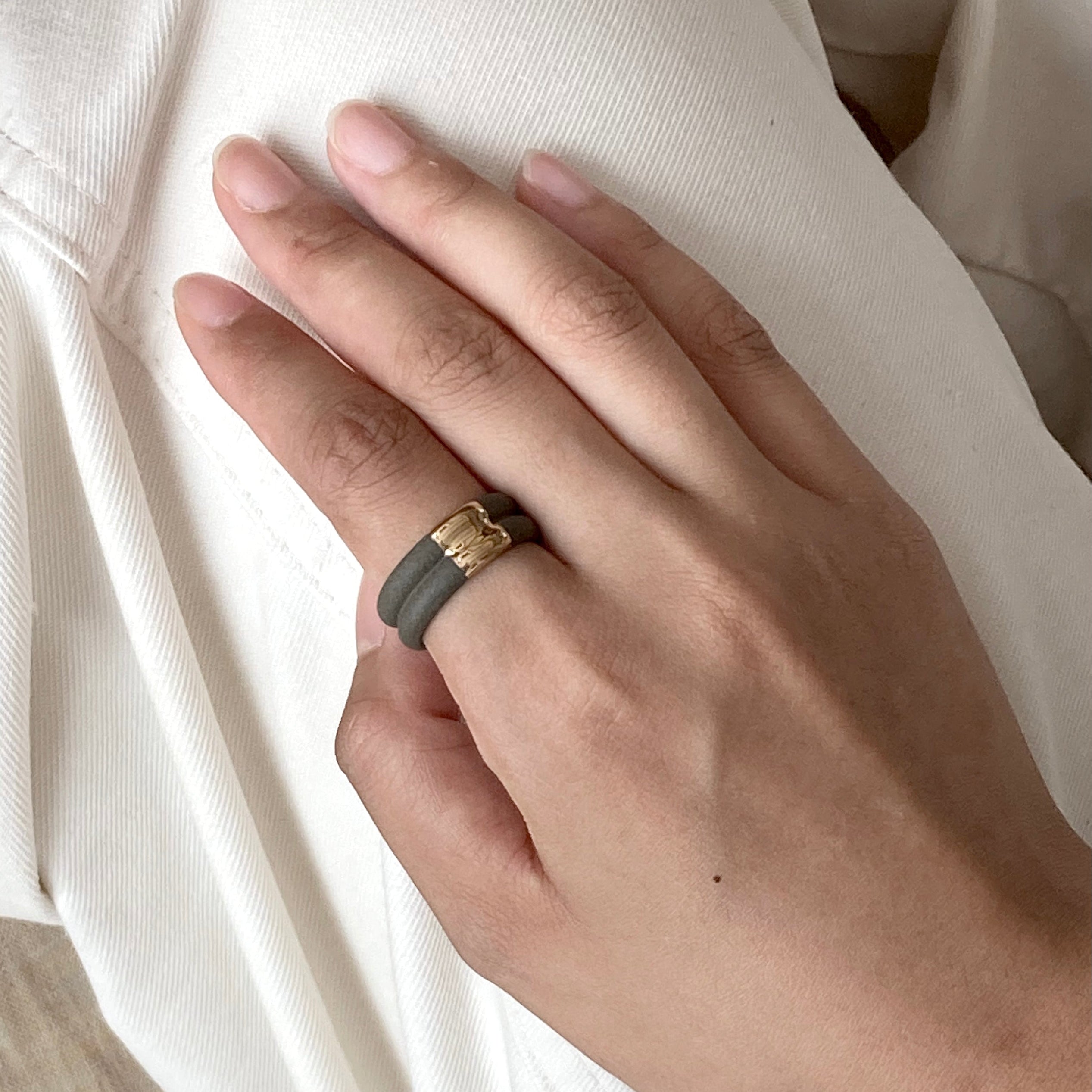 scent ring（旧 aroma ring）___Dark Grey（Looped）GOLD