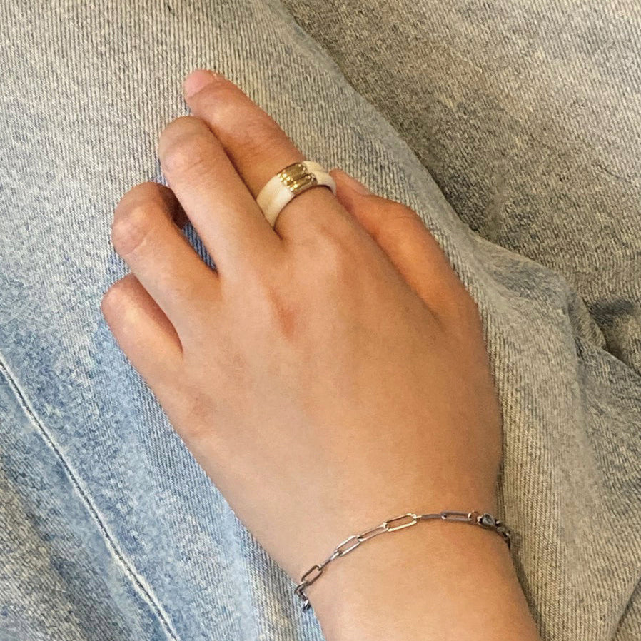 scent ring（旧 aroma ring）___Light Beige（Looped）SILVER