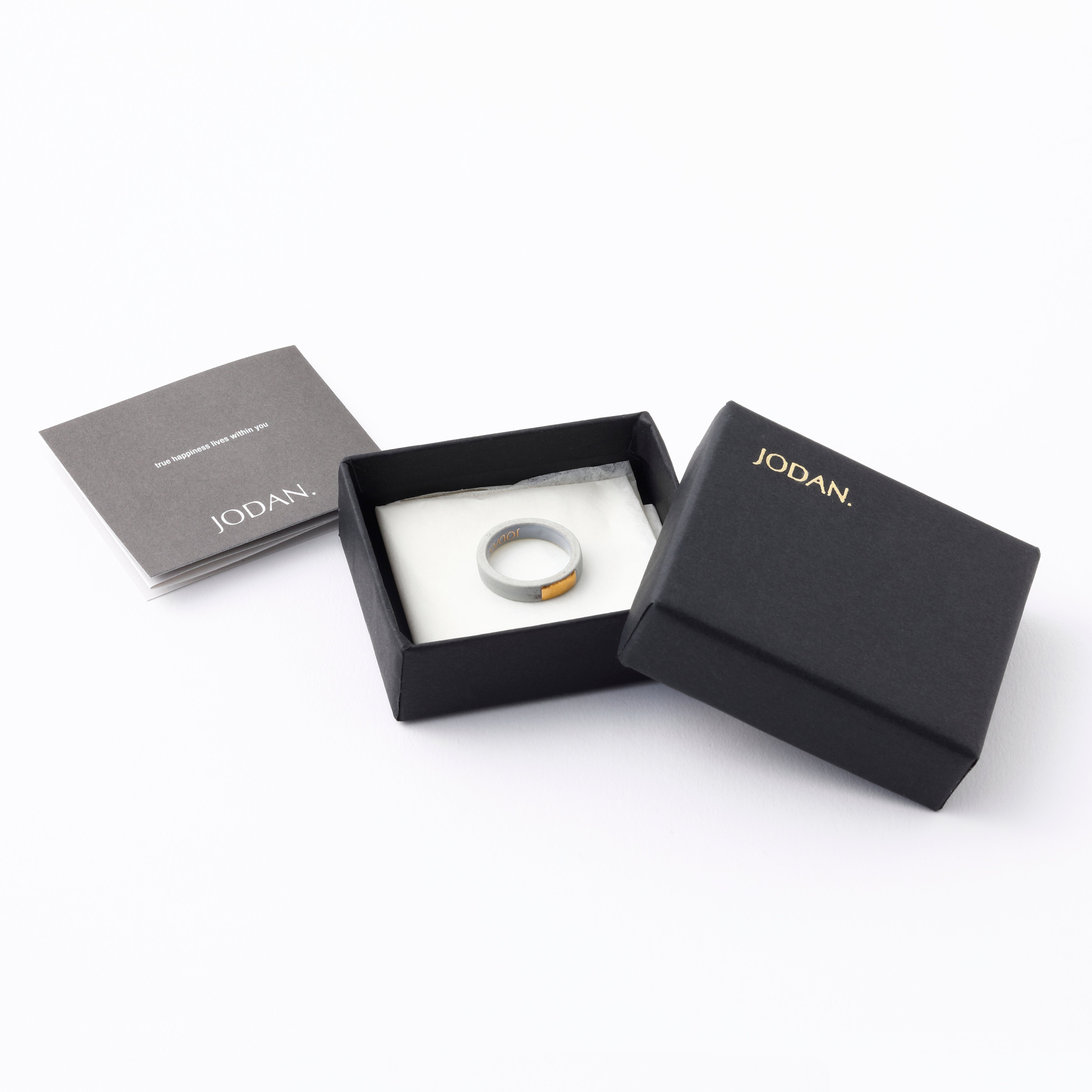 scent ring___Dark Grey（square）GOLD / アロマリング
